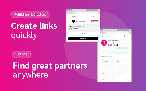 impact.com for Chrome screenshot 1