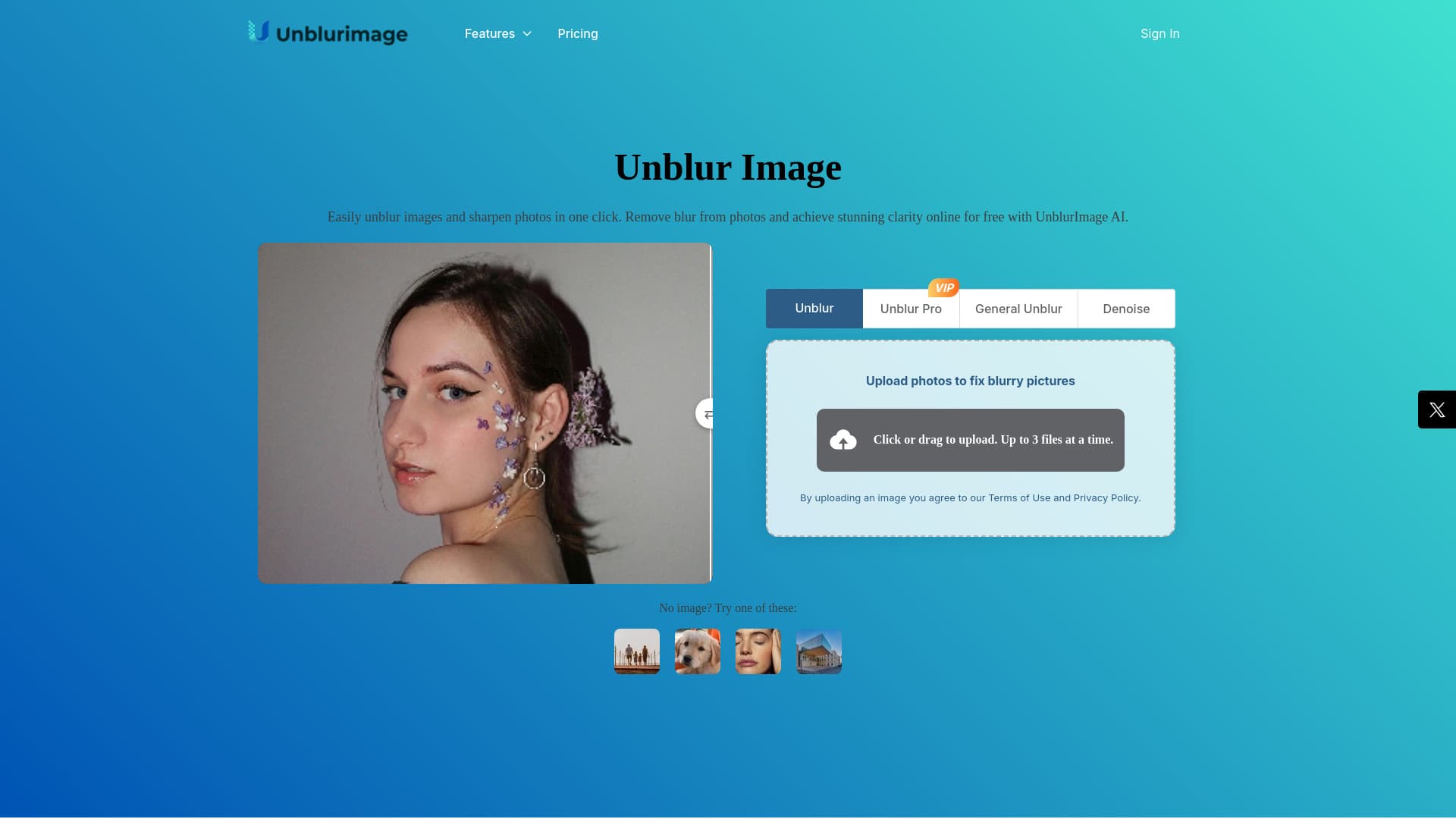 Unblurimage AI screenshot 1