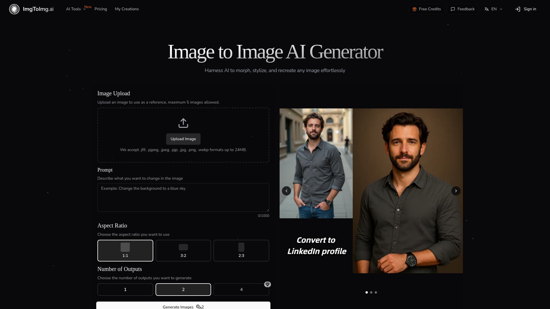 Image To Image AI screenshot 1