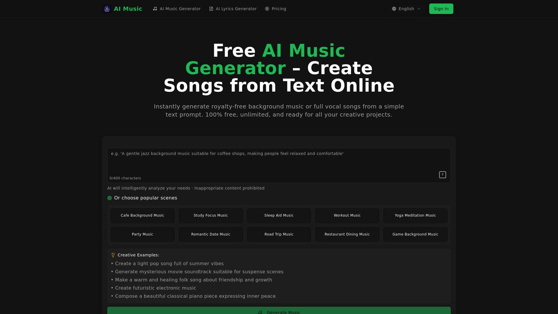 aisongcreator screenshot 1