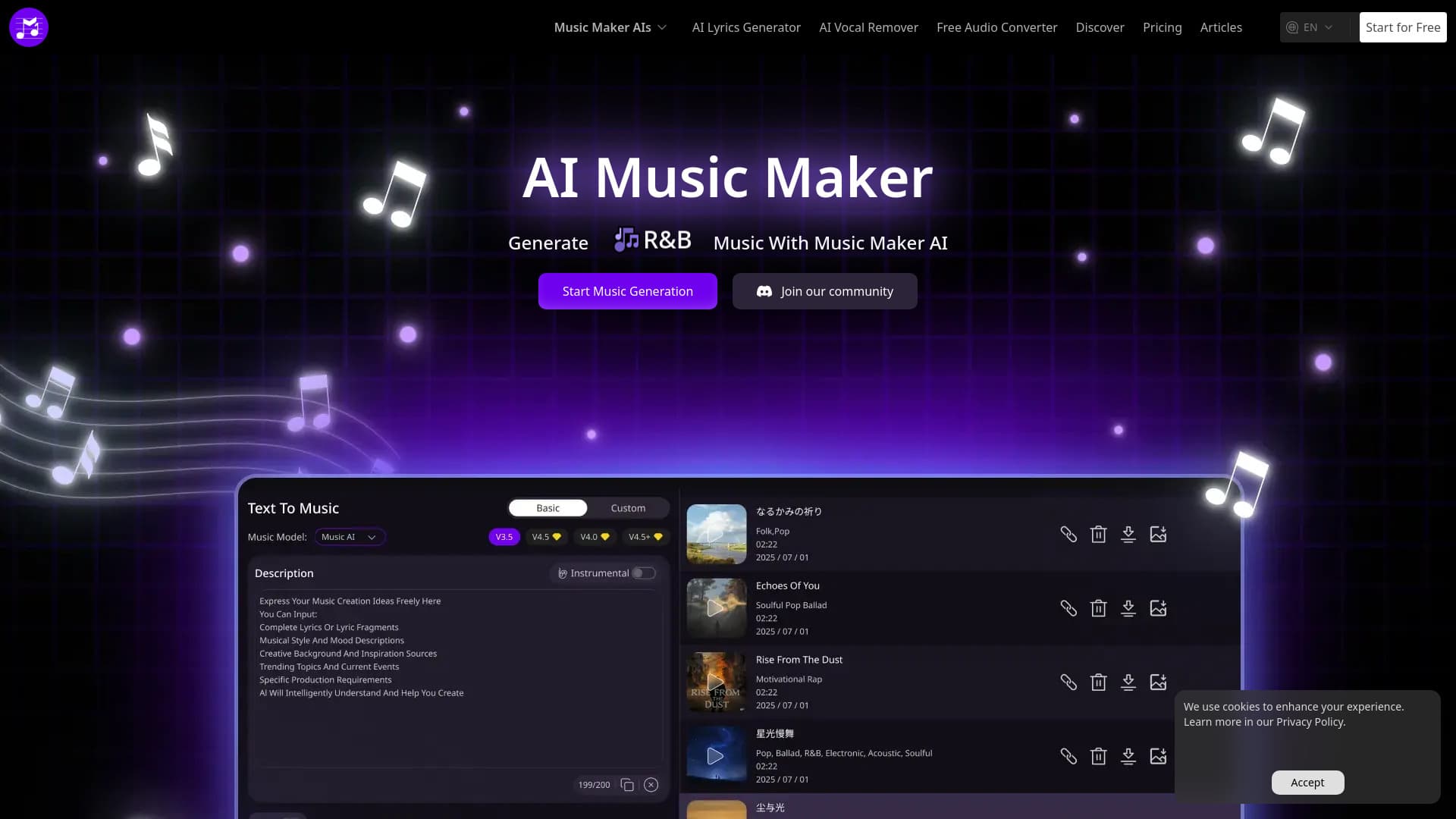 AI Music Maker screenshot 1