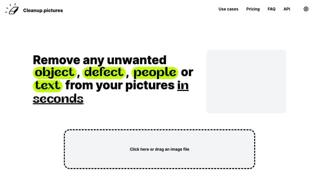Cleanup.pictures & Clipdrop screenshot