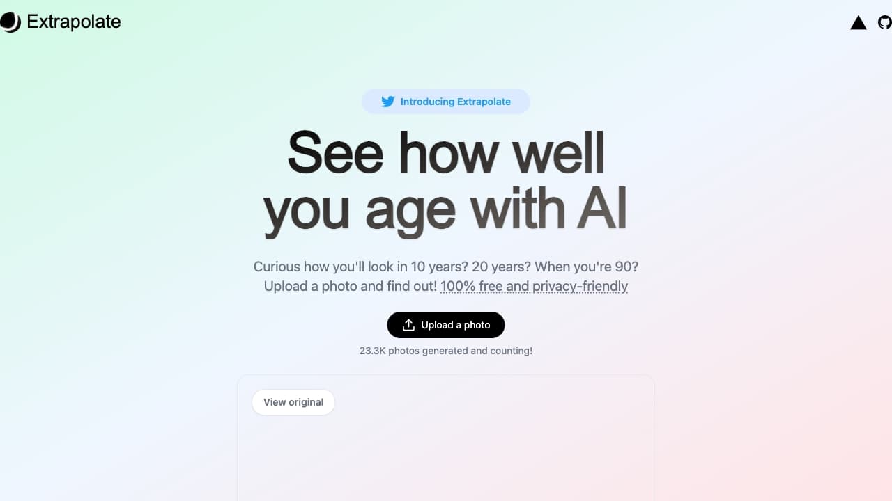 Extrapolate screenshot 1