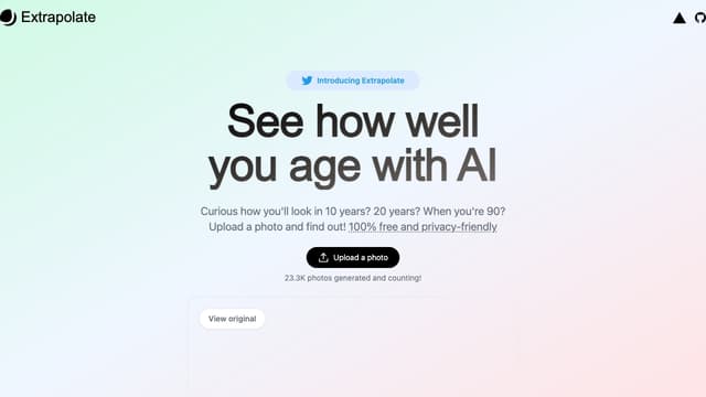 Extrapolate screenshot