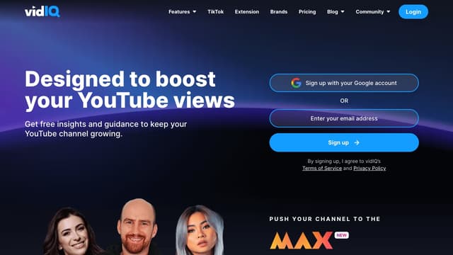 VidIQ screenshot