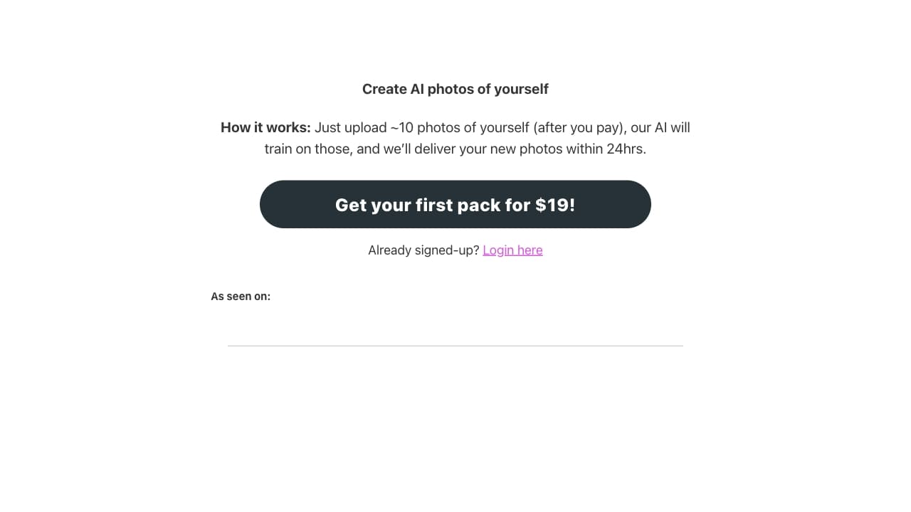 PhotoAI.me screenshot 1