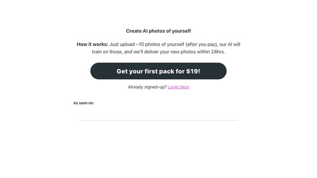 PhotoAI.me screenshot