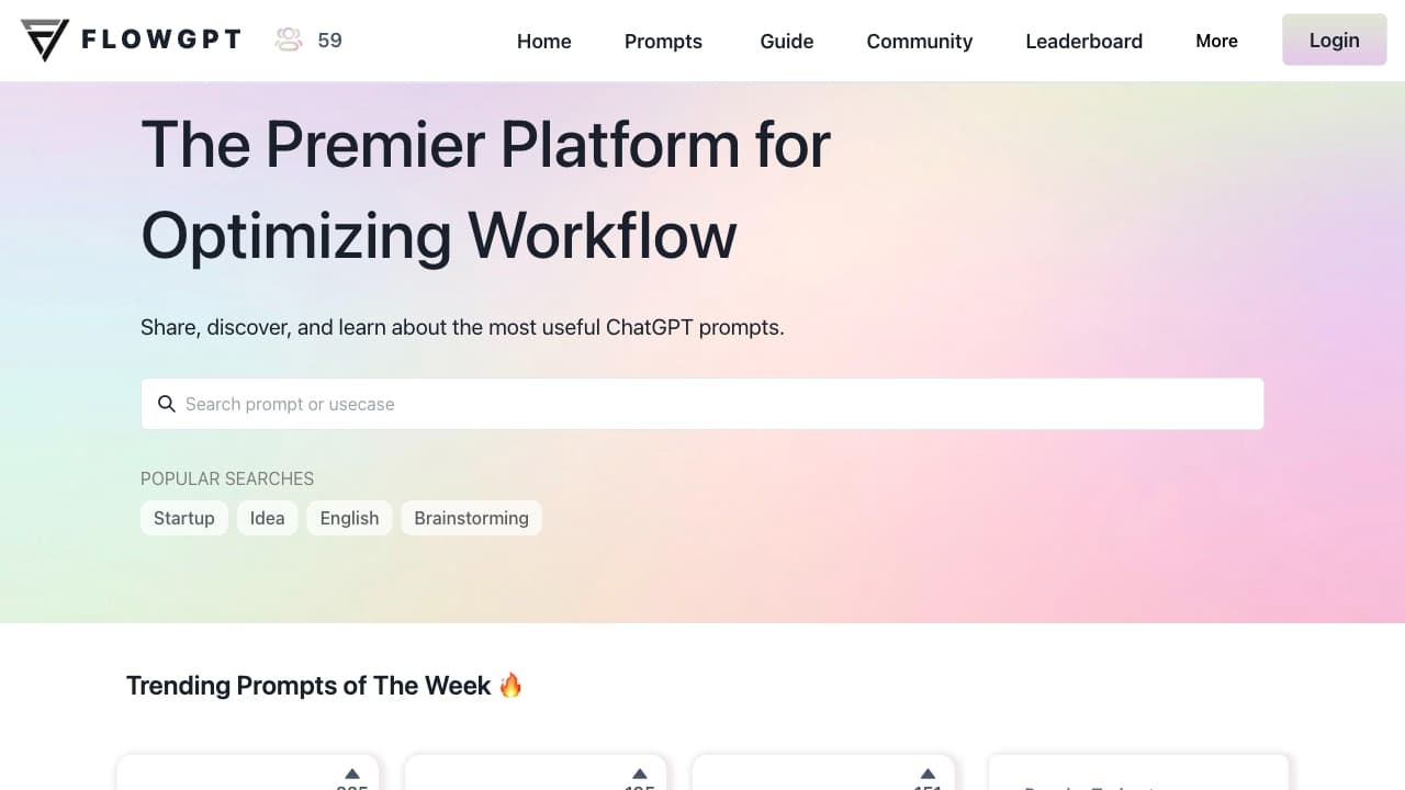 FlowGPT screenshot 1