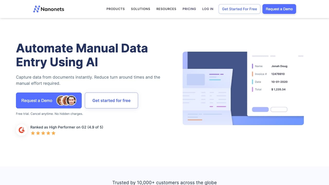 Nanonets screenshot 1