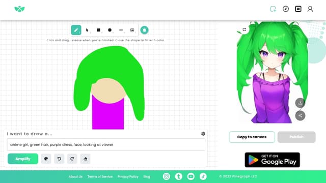 Pinegraph screenshot