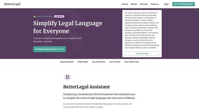 BetterLegal screenshot