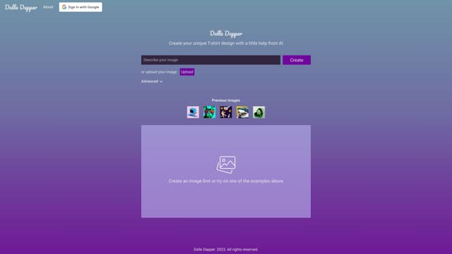 Dalle Dapper screenshot