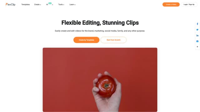 FlexClip screenshot