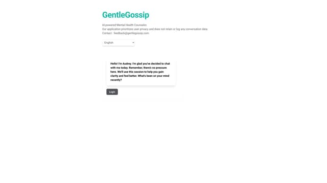 GentleGossip screenshot