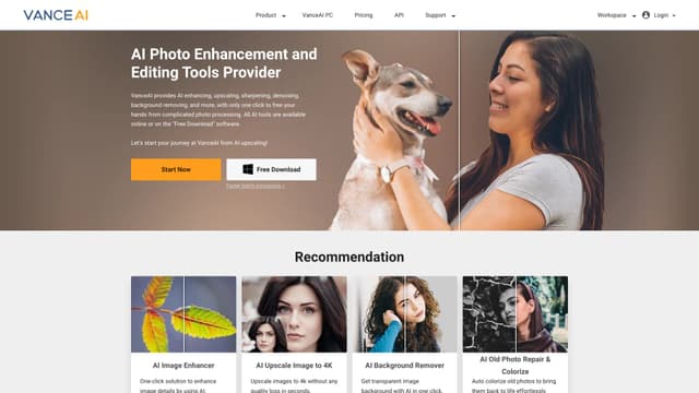 VanceAI screenshot