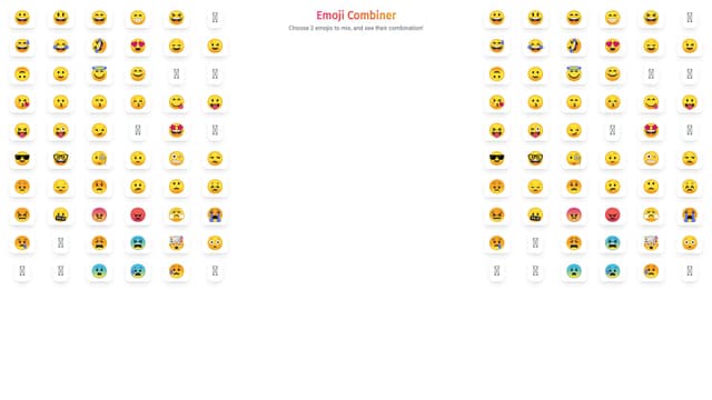 Emoji Combiner screenshot