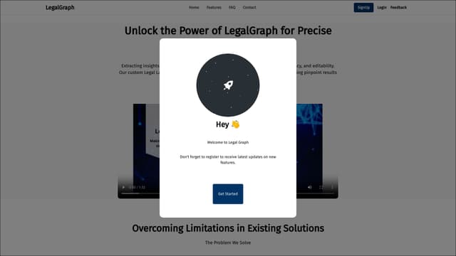 LegalGraph AI screenshot