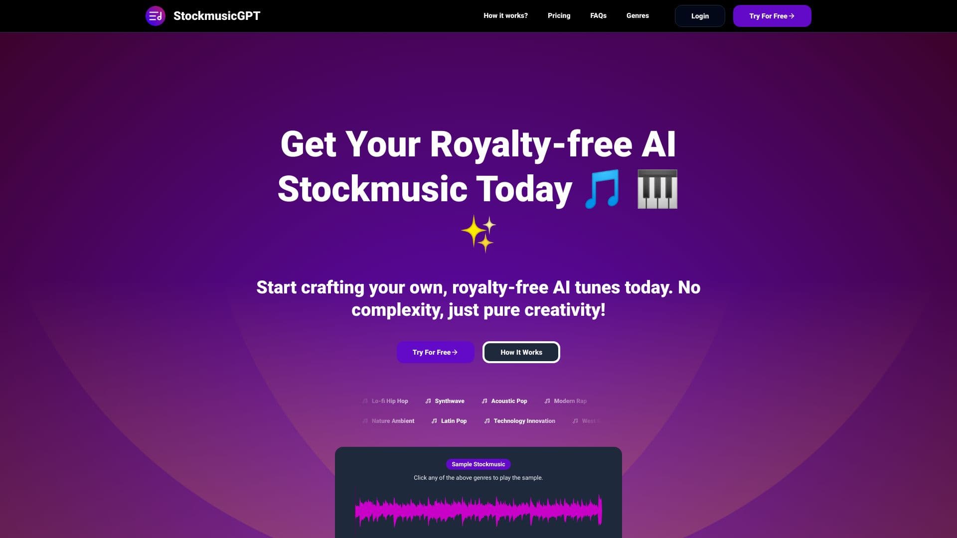 StockmusicGPT screenshot 1