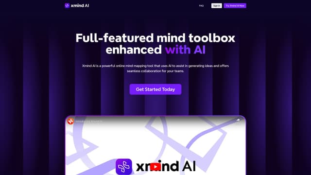 Xmind AI screenshot