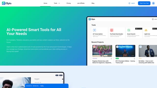 Clipto.AI screenshot