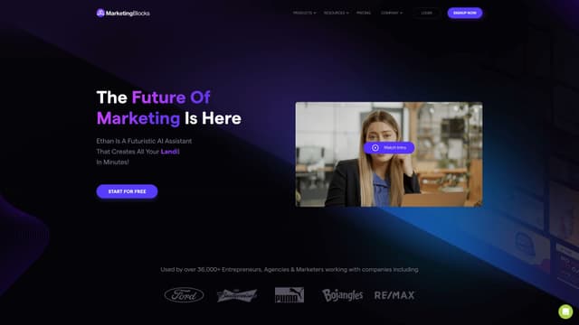 MarketingBlocks screenshot