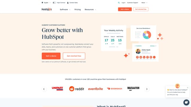 HubSpot screenshot
