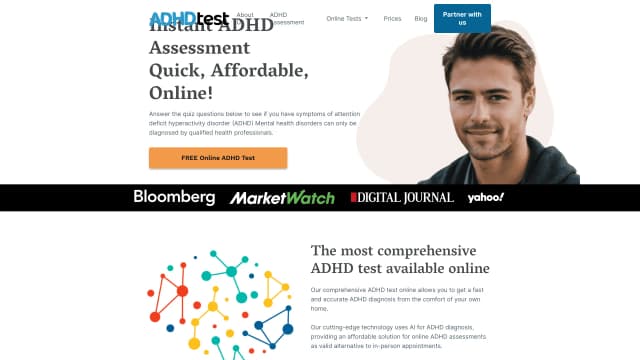 ADHDtest.ai screenshot