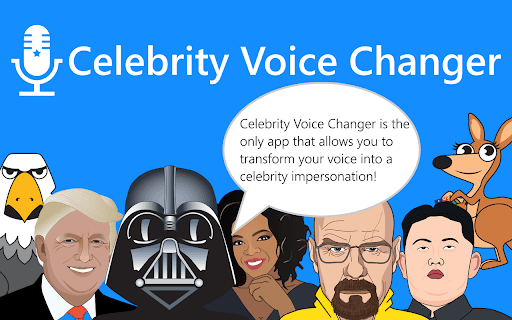 First Ever Celebrity Voice Changer screenshot