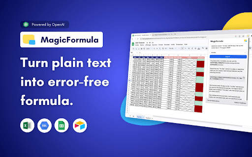 MagicFormula screenshot