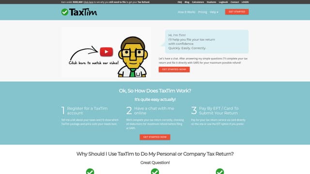 TaxTim SA screenshot
