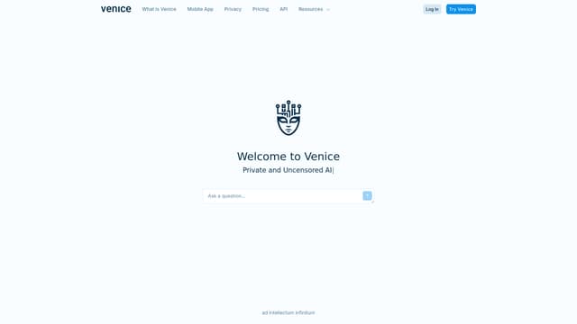 Venice AI screenshot