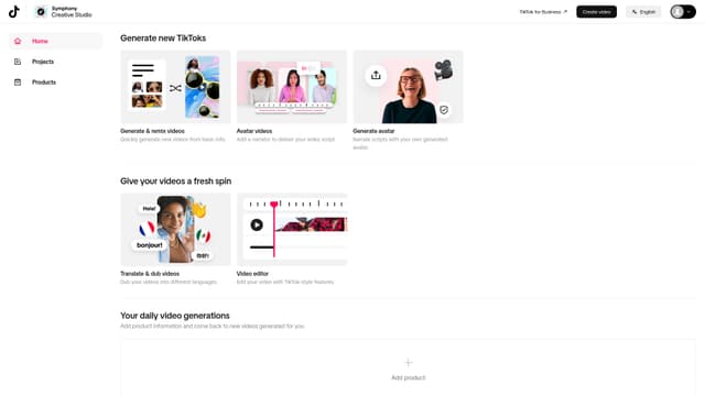 Symphony Creative Studio screenshot