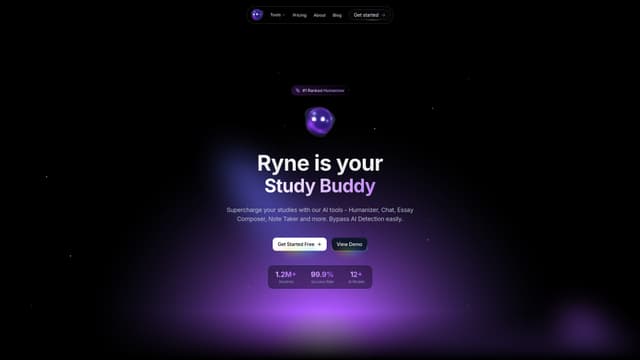 Ryne AI screenshot