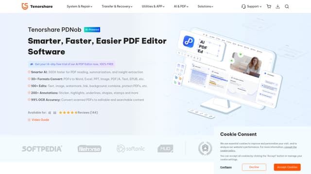 PDNob PDF Editor screenshot
