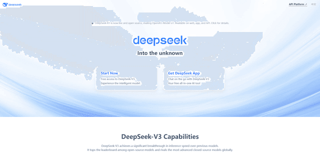 DeepSeek screenshot
