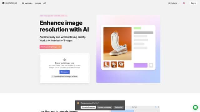 Icons8 Smart Upscaler screenshot