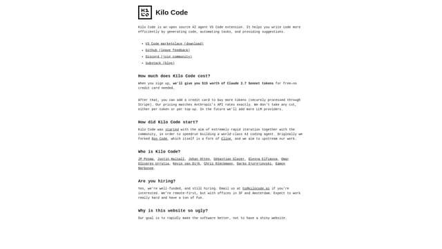 Kilo Code screenshot