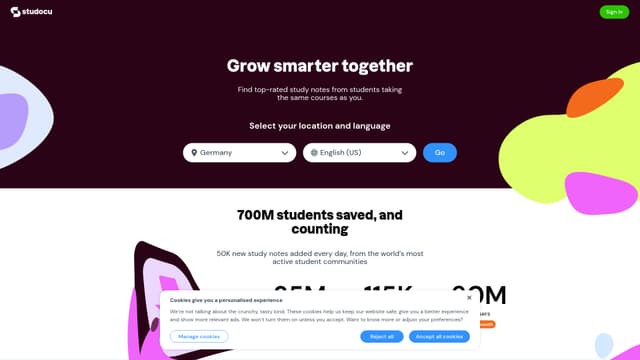 Studocu screenshot