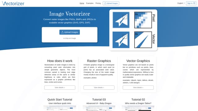 Vectorizer.io screenshot