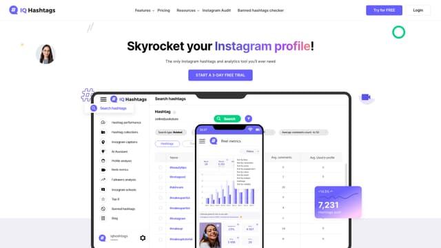 IQ Hashtags screenshot