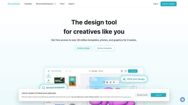 MiriCanvas screenshot