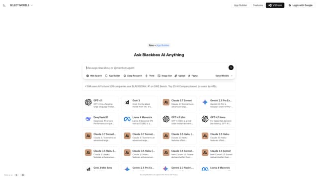 BLACKBOX.AI screenshot