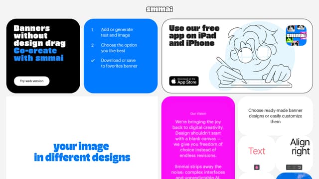 SMMAI: AI Banner Maker screenshot