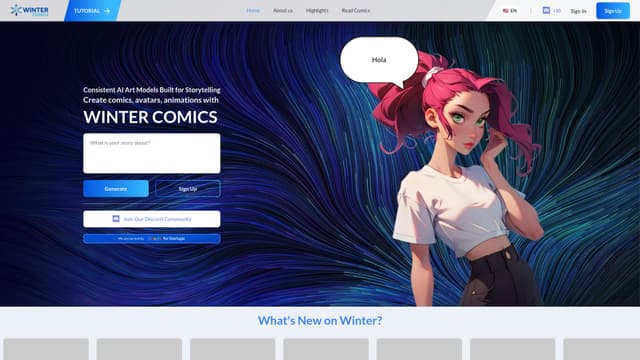 Winter Comics screenshot