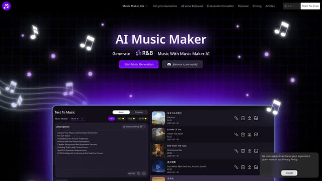 AI Music Maker screenshot