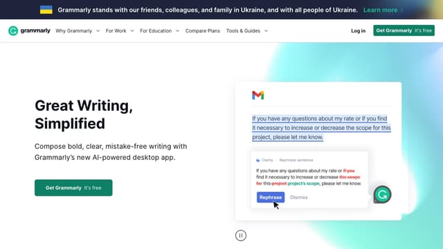 Grammarly screenshot